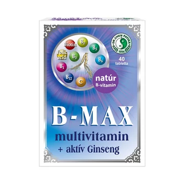 Dr. Chen B-Max multivitamin + aktív Ginseng tabletta 