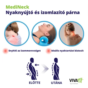 &quot;MediNeck&quot; nyaknyújtó és izomlazító párna