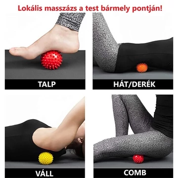 Tüskés masszírozó labda