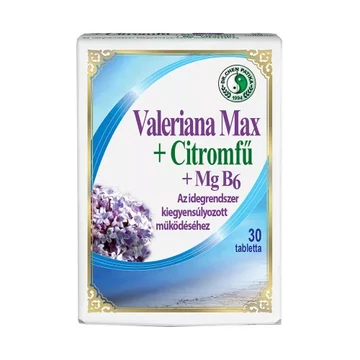 Dr. Chen Valeriana Max + citromfű + Mg B6