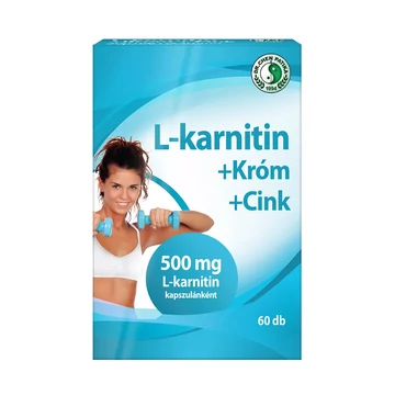 Dr. Chen L-karnitin 500 + Króm + Cink kapszula