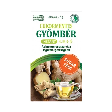 Instant, cukormentes gyömbér tea Dr. Chen