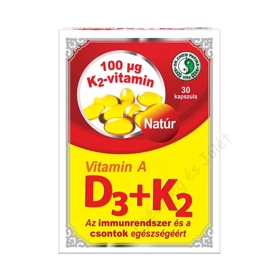 Vitamin A+D3+K2 kapszula Dr. Chen