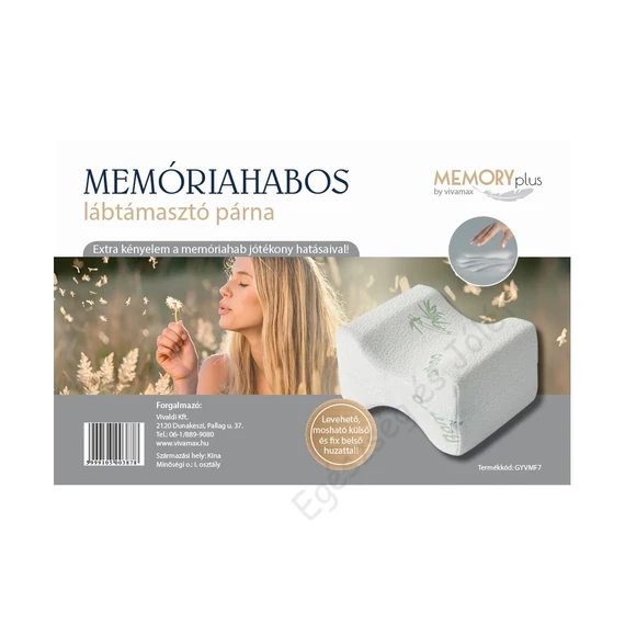 Memóriahabos lábtámasztó párna