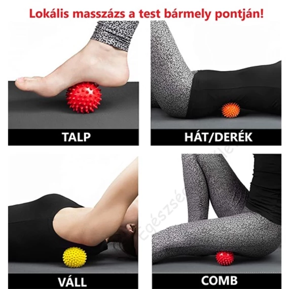 Tüskés masszírozó labda