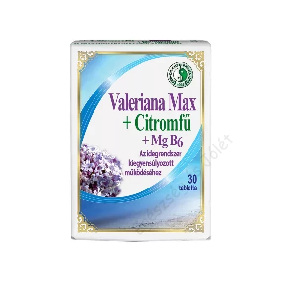 Dr. Chen Valeriana Max + citromfű + Mg B6